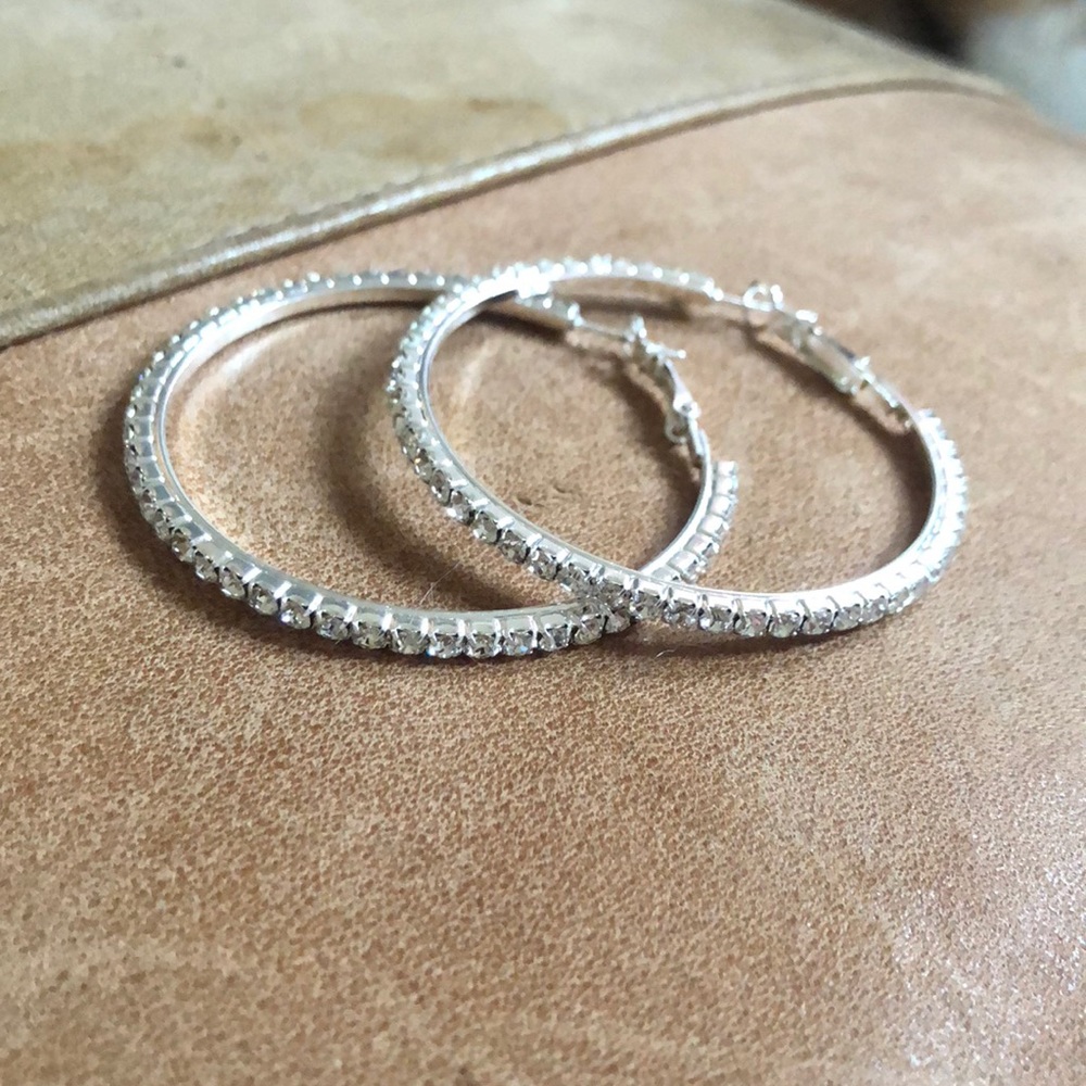 Rhinestone hoops ((FreeGift w Purchase))